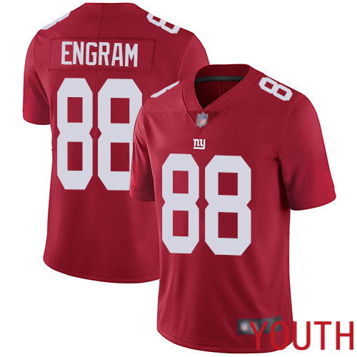 Youth New York Giants 88 Evan Engram Red Limited Red Inverted Legend Football NFL Jersey